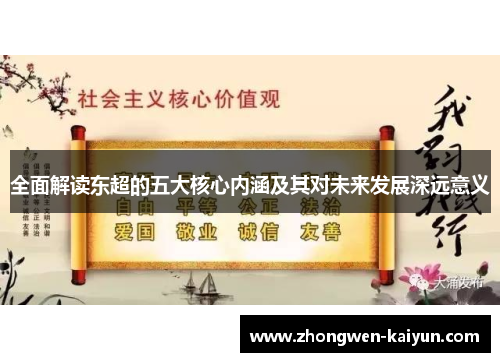 全面解读东超的五大核心内涵及其对未来发展深远意义